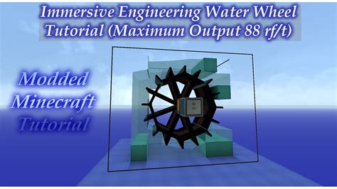 immersive engineering water wheel invisible.